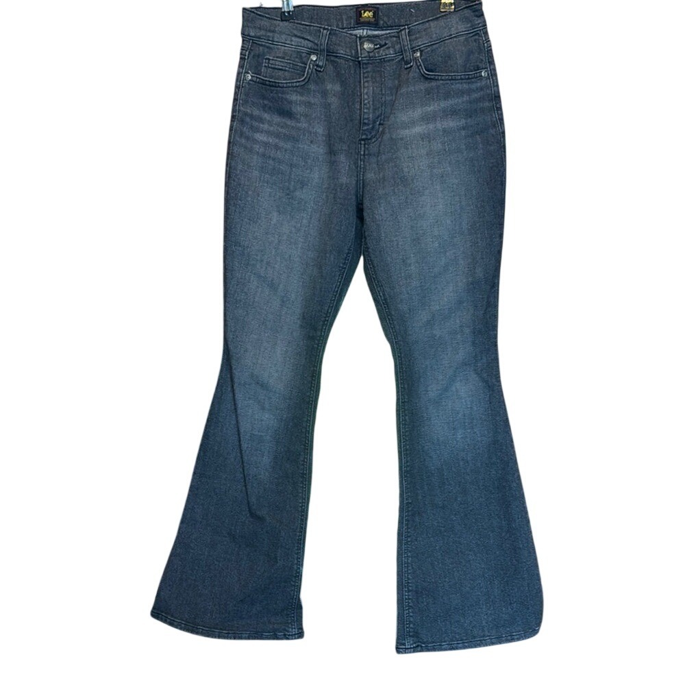 NWOT Lee Gray Flare Wide Leg‎ Jeans